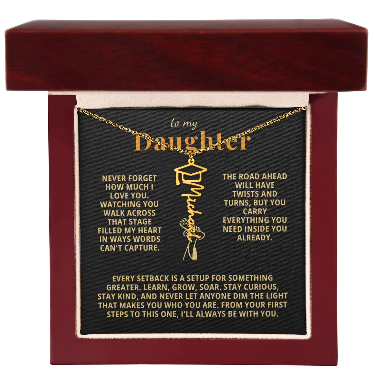 To My Daughter - Watching You Walk Across That Stage