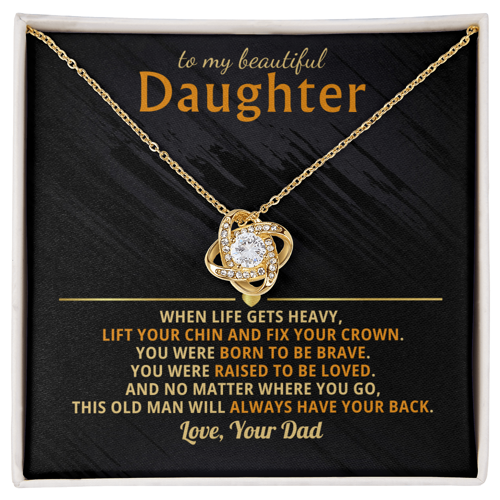 To My Beautiful Daughter- Born To Be Brave And Will Always Have Your Back
