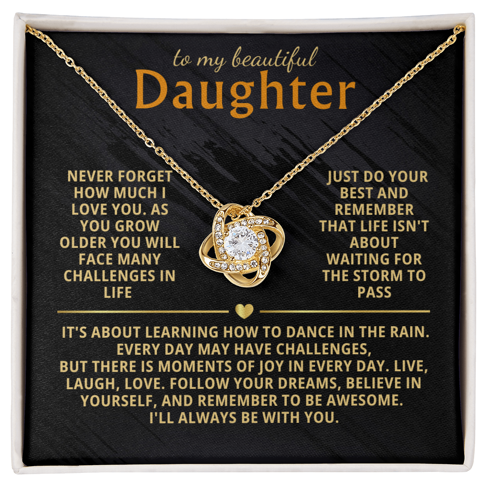 To My Beautiful Daughter - Live Laugh Love Follow Your Dreams And Be Awesome
