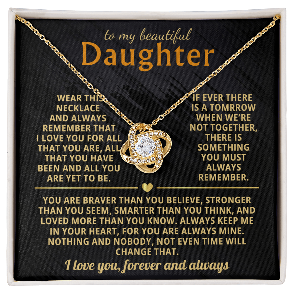 To My Beautiful Daughter - I Love You For All That You Are You Must Always Remember