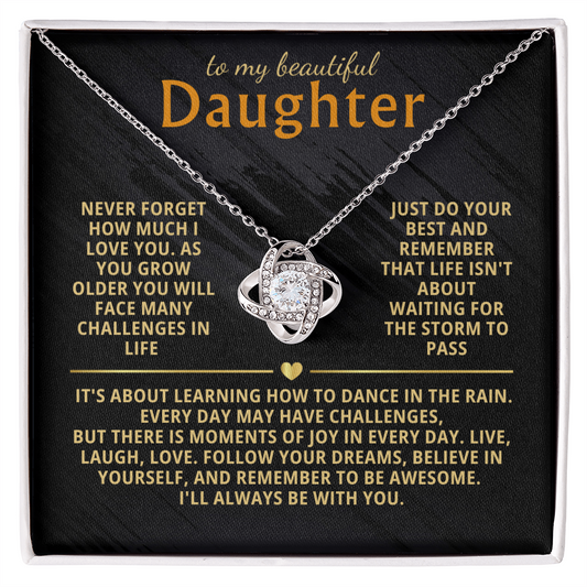 To My Beautiful Daughter - Live Laugh Love Follow Your Dreams And Be Awesome