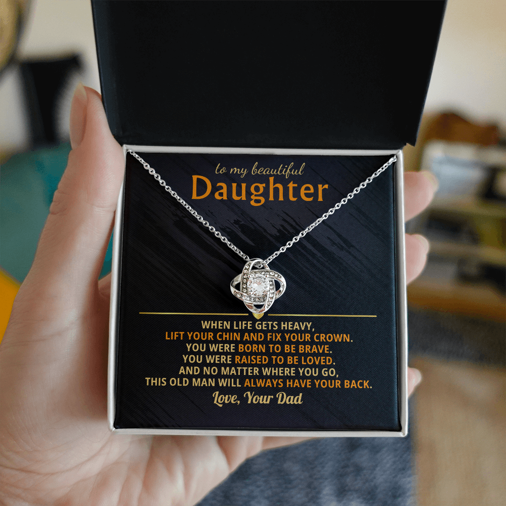 To My Beautiful Daughter- Born To Be Brave And Will Always Have Your Back