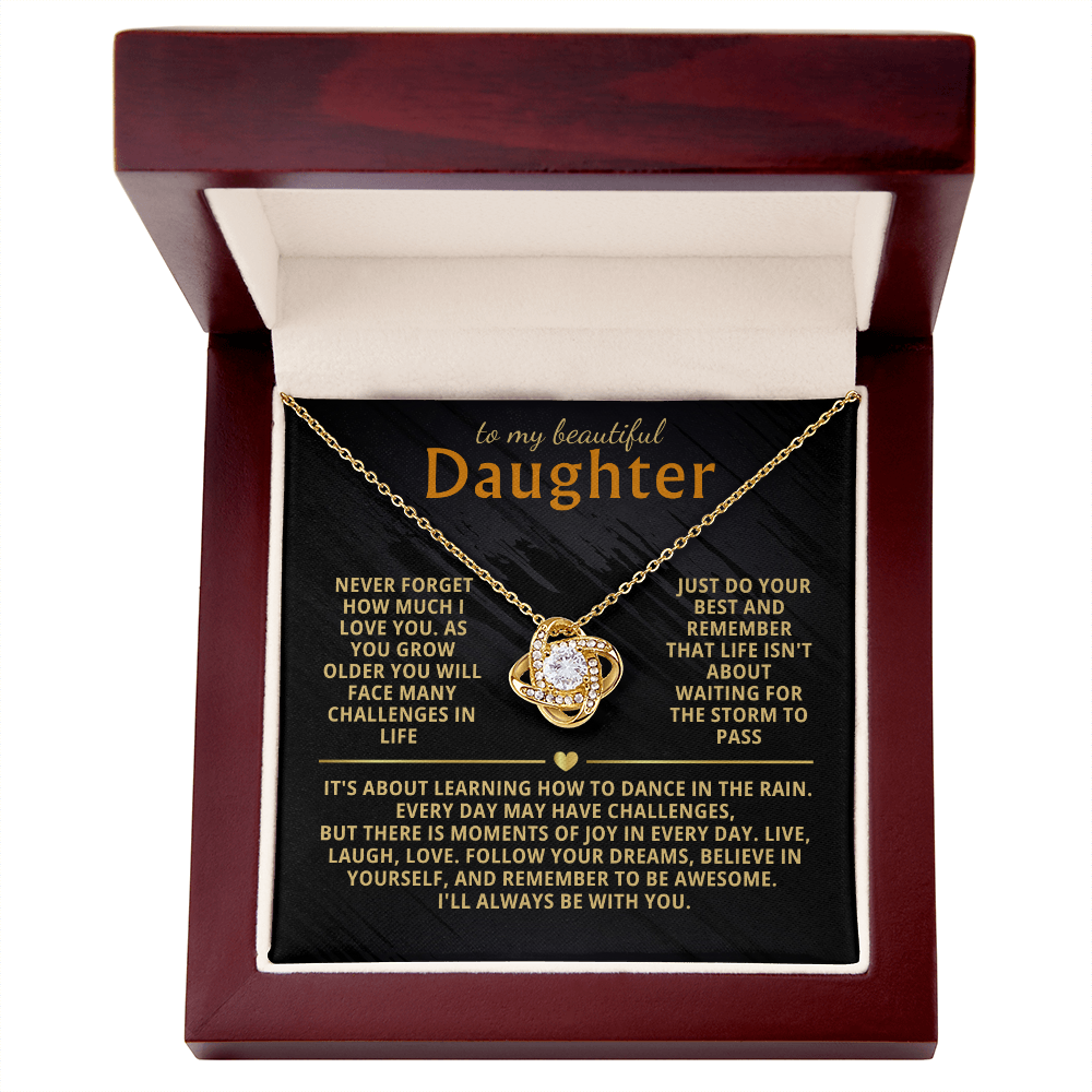 To My Beautiful Daughter - Live Laugh Love Follow Your Dreams And Be Awesome