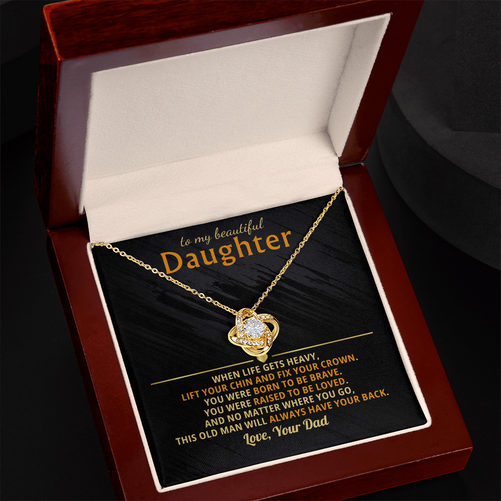 To My Beautiful Daughter- Born To Be Brave And Will Always Have Your Back