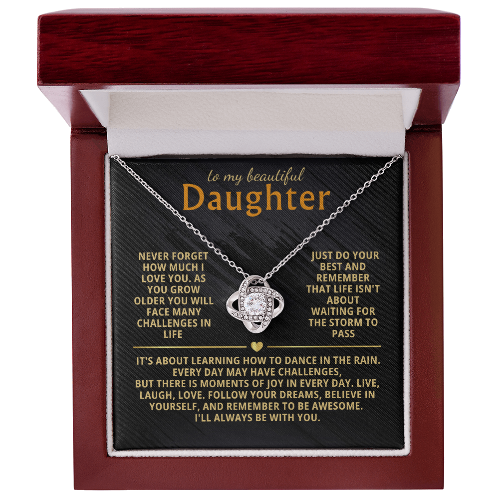 To My Beautiful Daughter - Live Laugh Love Follow Your Dreams And Be Awesome
