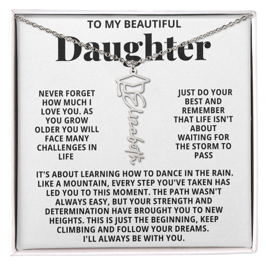 To My Beautiful Daughter - Graduation The Path Wasnt Always Easy