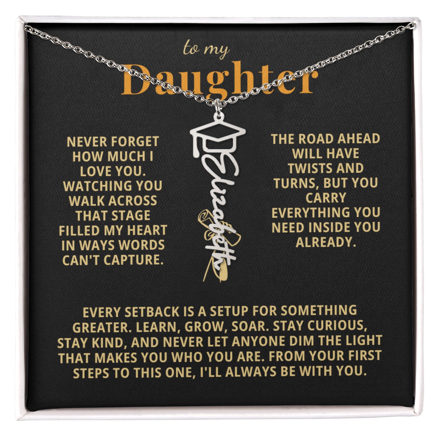 To My Daughter - Watching You Walk Across That Stage