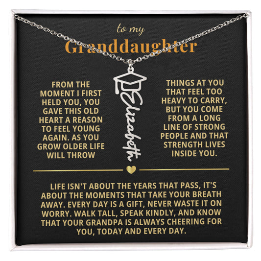 To My Granddaughter - Life isnt About The Years That Pass