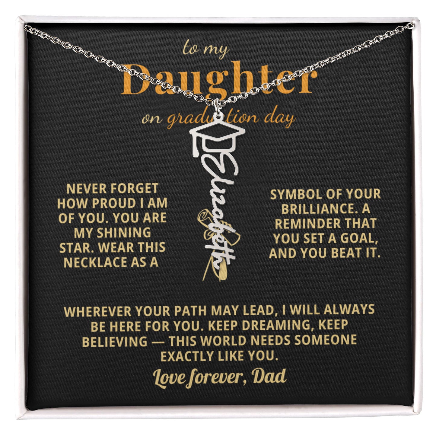 To My Daughter - This World Needs Someone Exactly Like You