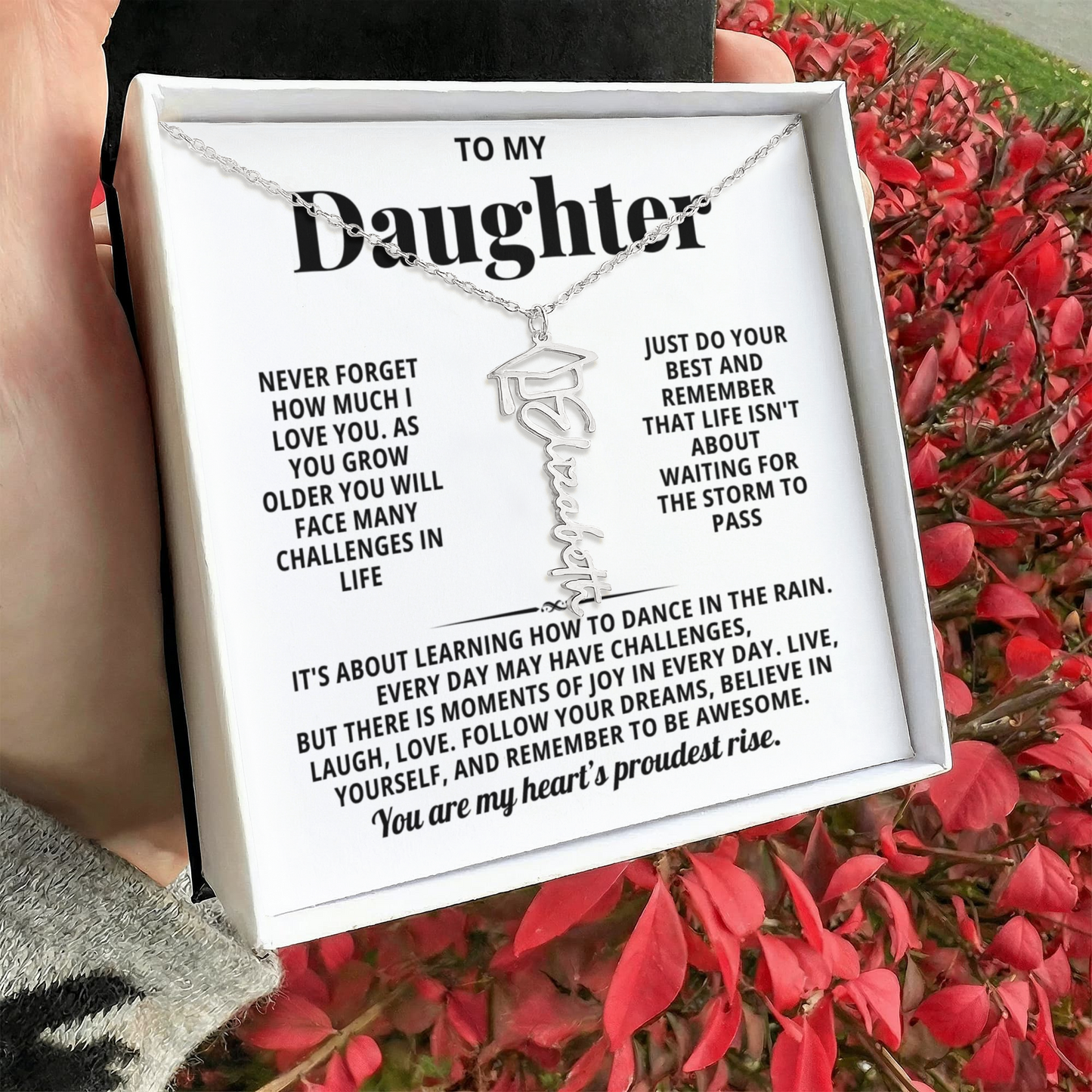 To My Daughter - Believe In Yourself And Remember To Be Awesome