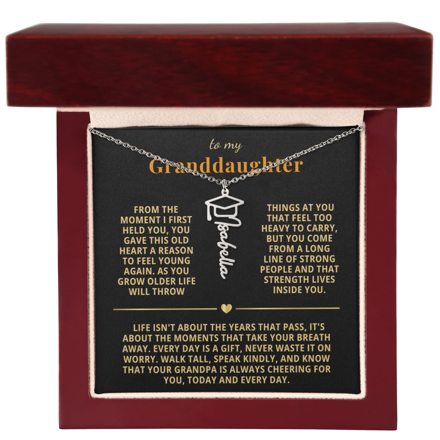 To My Granddaughter - Life isnt About The Years That Pass