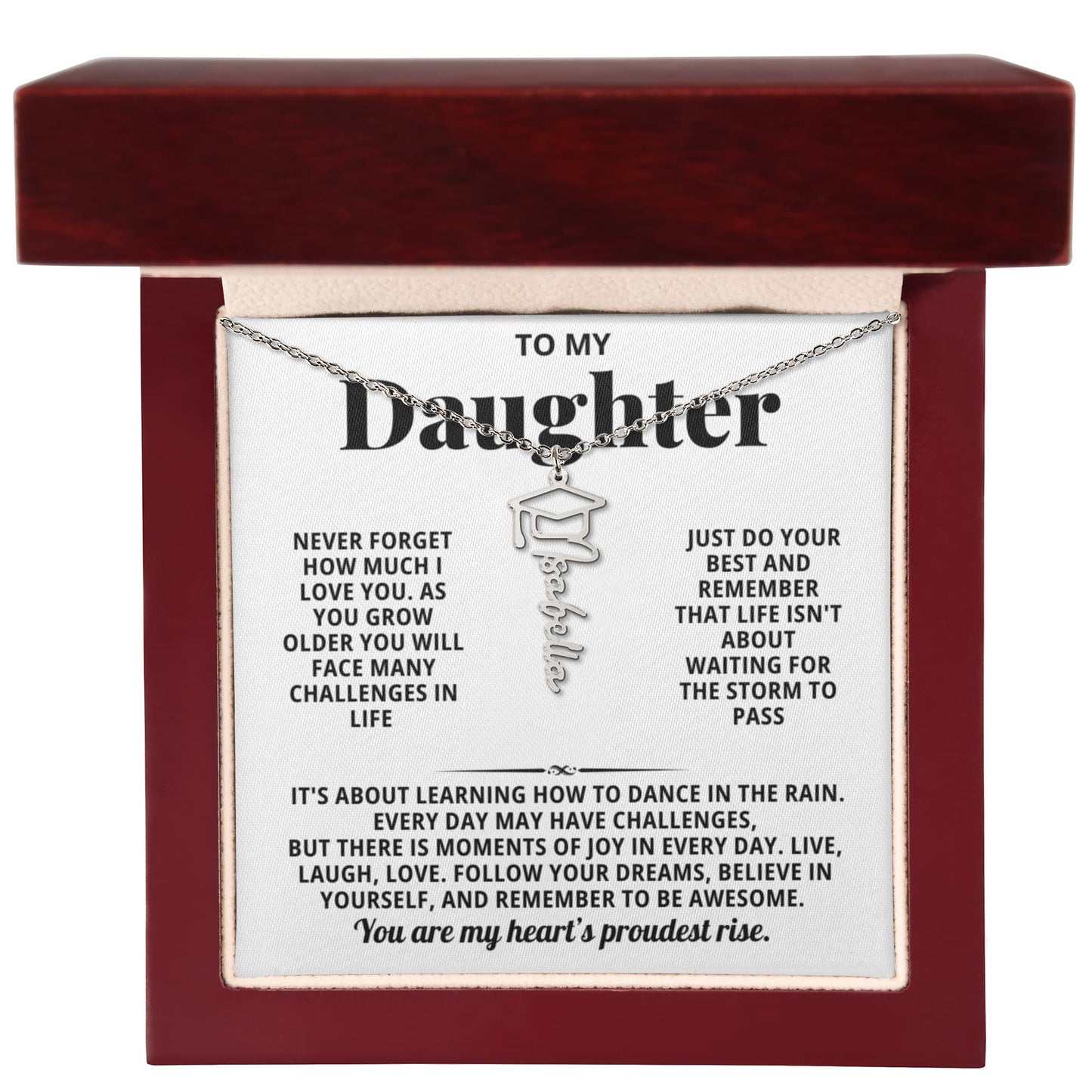 To My Daughter - Believe In Yourself And Remember To Be Awesome