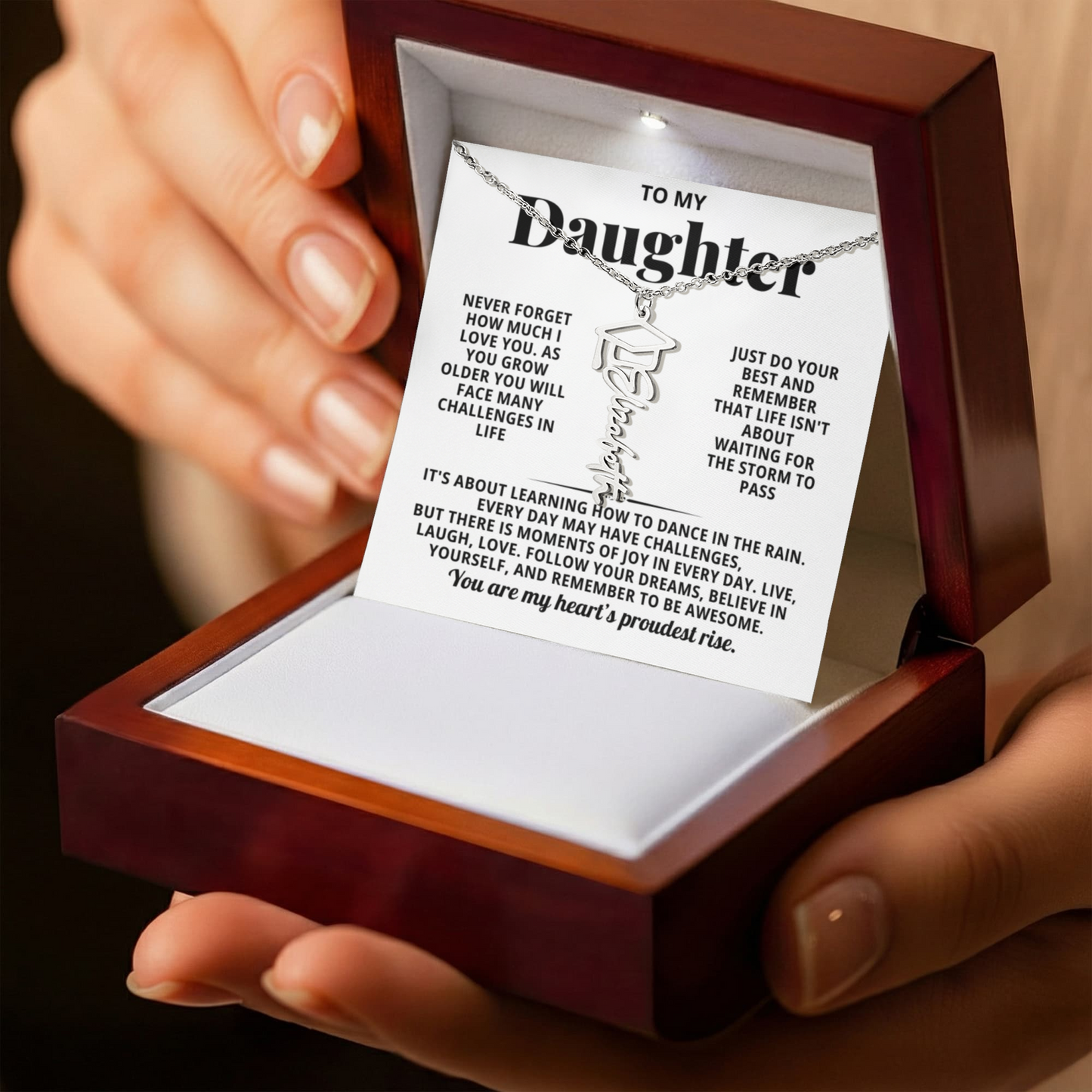 To My Daughter - Believe In Yourself And Remember To Be Awesome