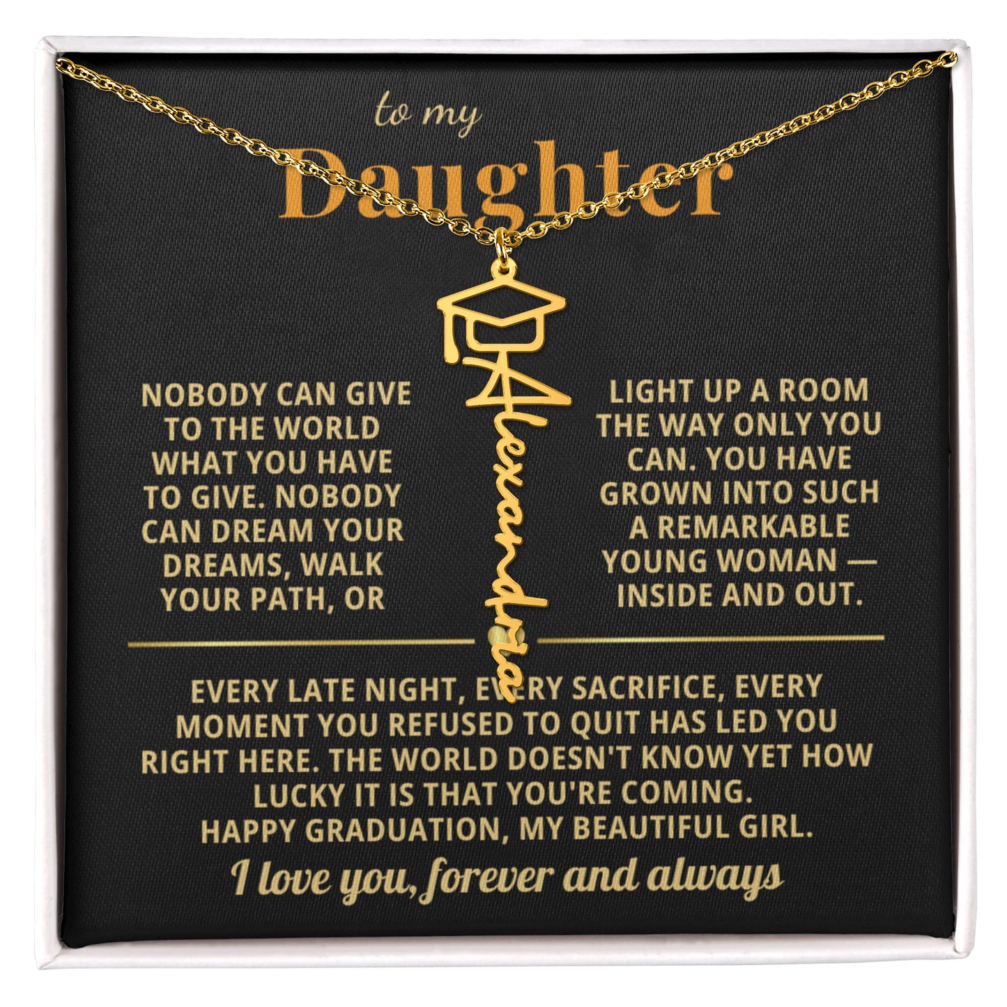To My Daughter - Nobody Can Dream Your Dreams