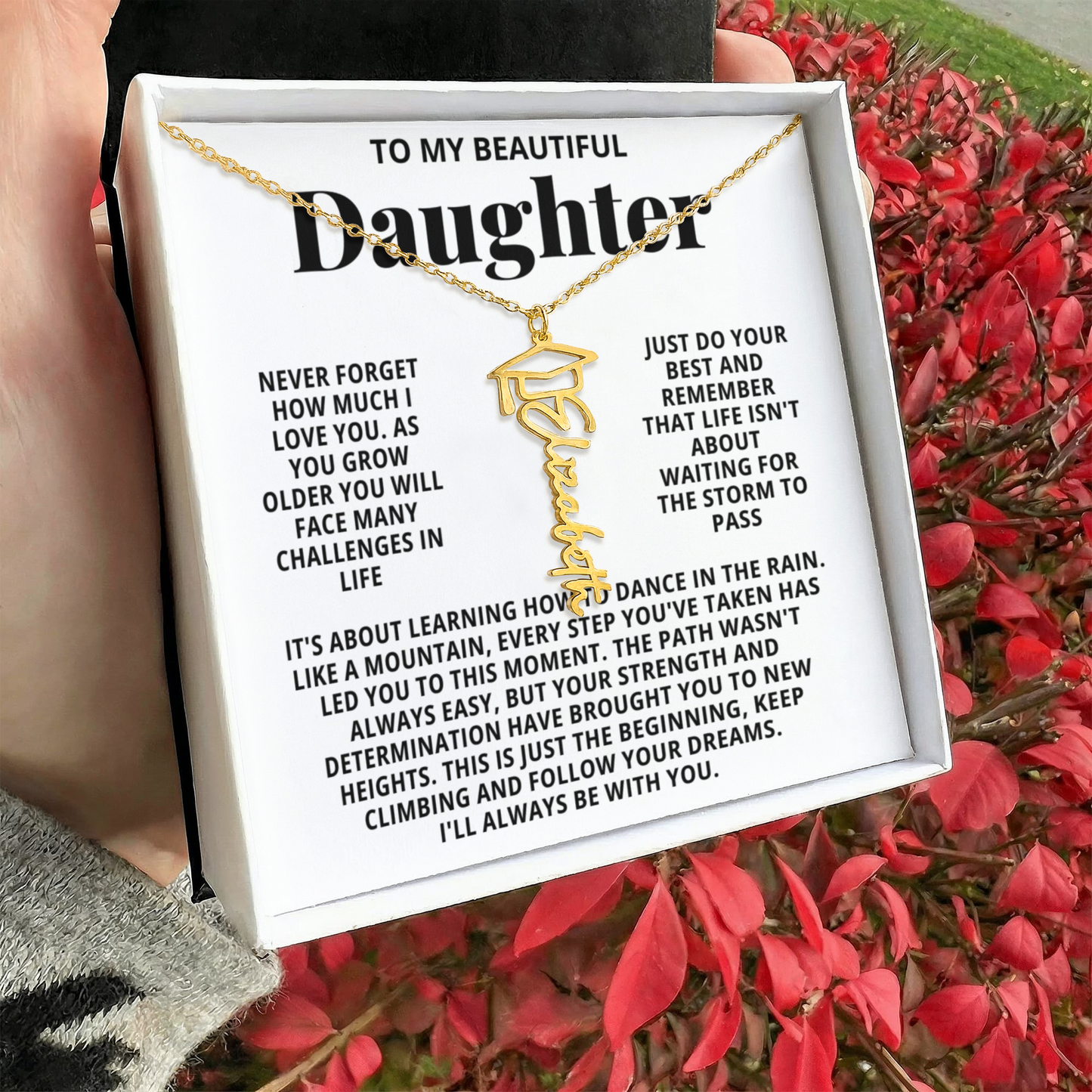 To My Beautiful Daughter - Graduation The Path Wasnt Always Easy