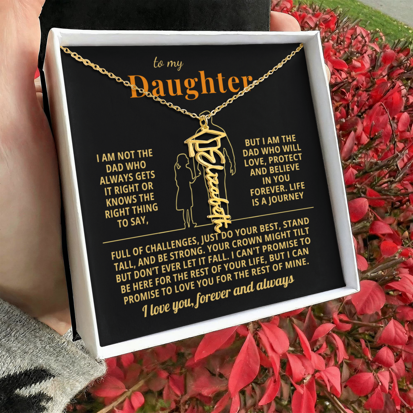 To My Daughter - I Am The Dad Who Will Love Protect And Believe In You