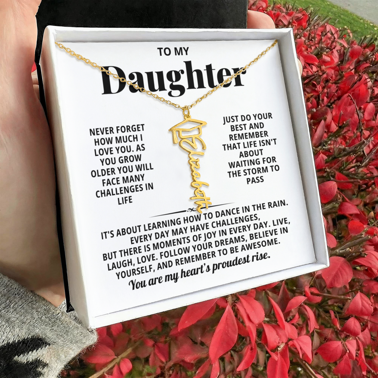 To My Daughter - Believe In Yourself And Remember To Be Awesome