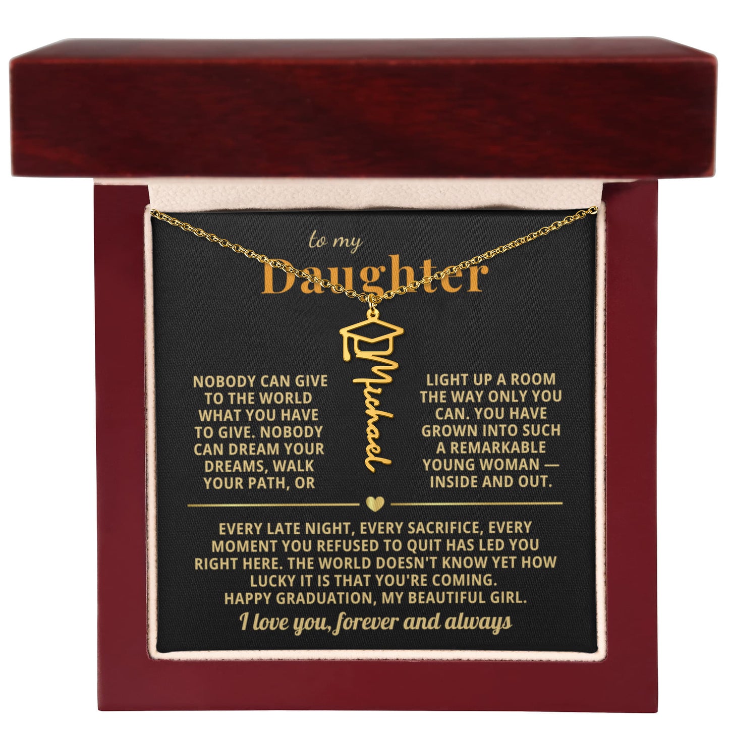 To My Daughter - Nobody Can Dream Your Dreams