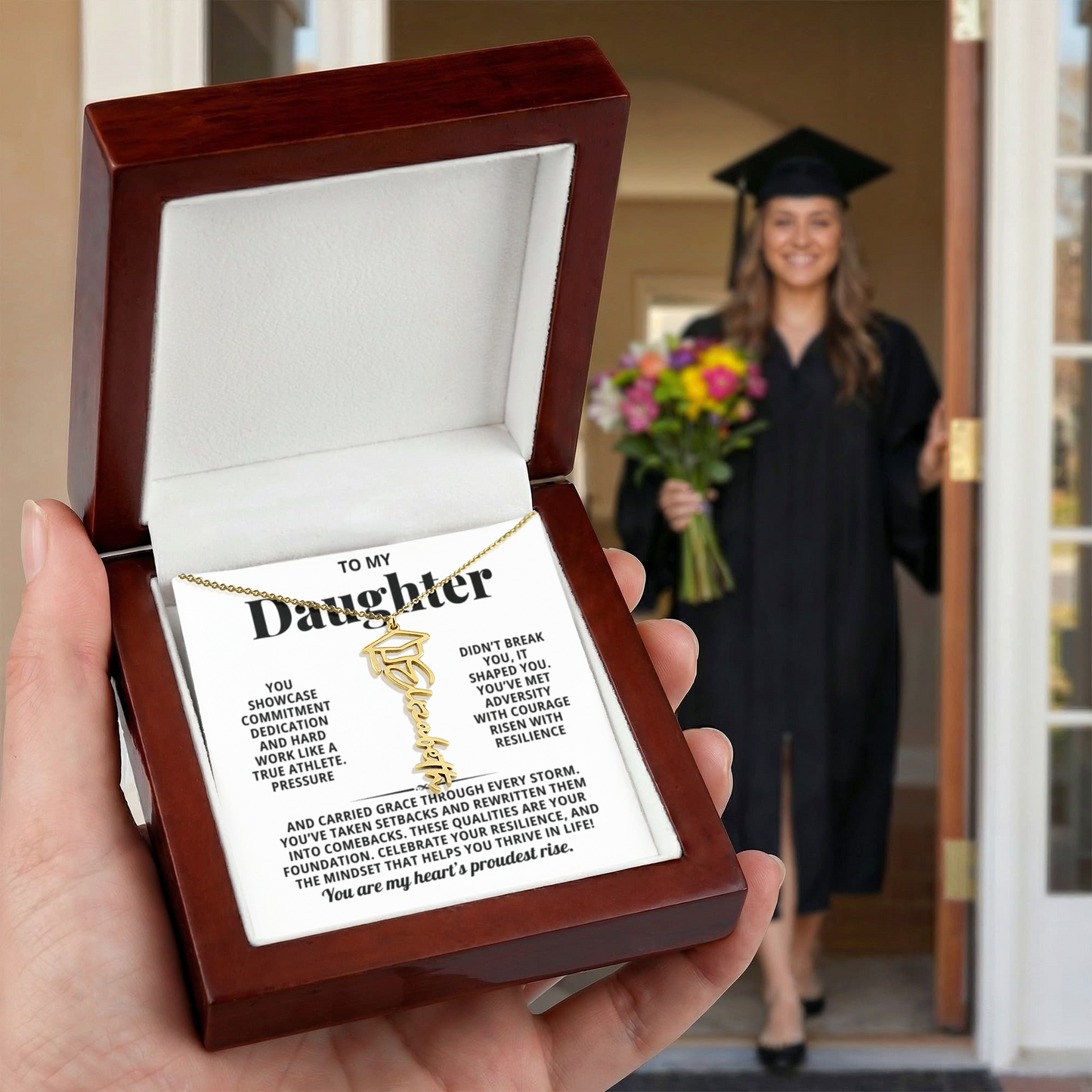 To My Daughter - Pressure Didnt Break You It Shaped You