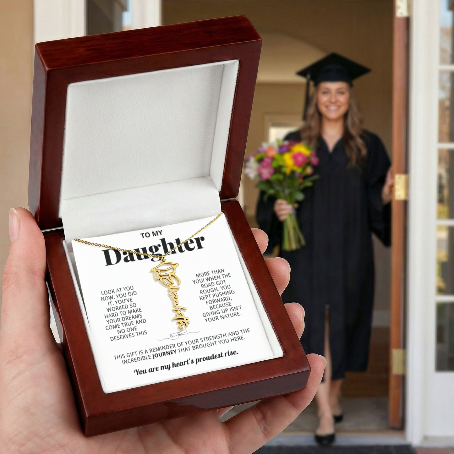 To My Daughter - You kept pushing forward because giving up isnt your nature